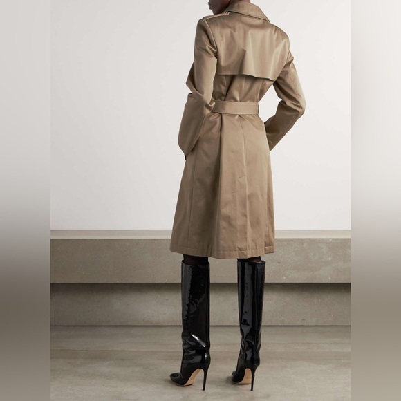 VERSACE Gabardine Belted Double Breasted Trench Coat Size 42 $3025 NWT - Picture 3 of 16